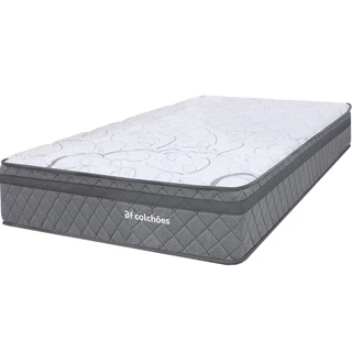 Colchão Solteiro Espuma D45 Extra Firme Ortopédico Antialérgico Certificado 78x188x24cm BF Colchões