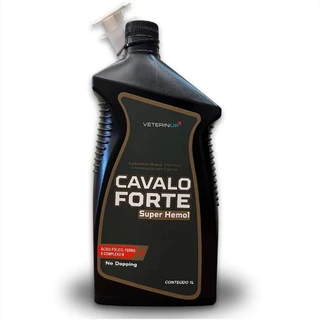 Cavalo Forte Super Hemol Hemolitan 1L - +Imunidade e Hemoglobina Recuperação