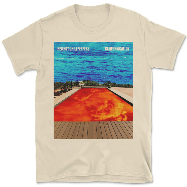 Camiseta Vintage Unissex Red Hot Chili Peppers Californication