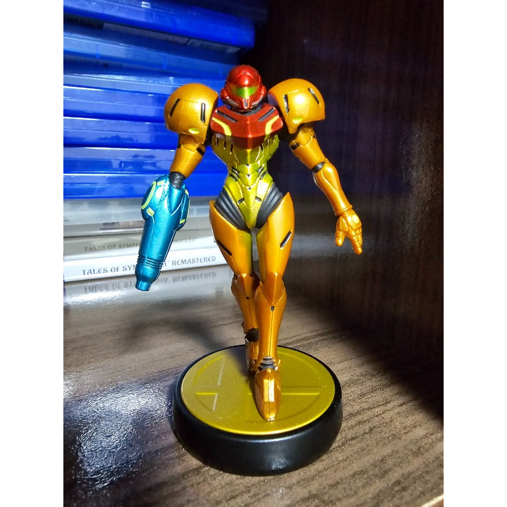 Amiibo Samus Aran Metroid Super Smash Bros