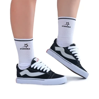 Tênis Feminino Knu Star World Tradicional Vulcanizado Original Confortável Lançamento