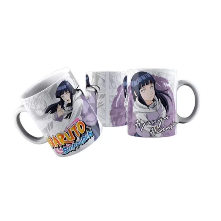 Caneca Porcelana Naruto Shippuden - Hinata - Xicara Naruto