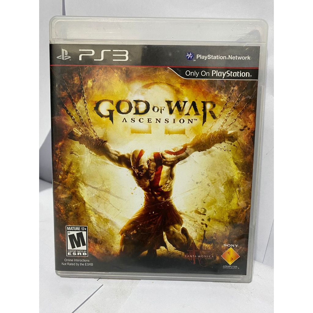 god of war ascension ps3 midia fisica