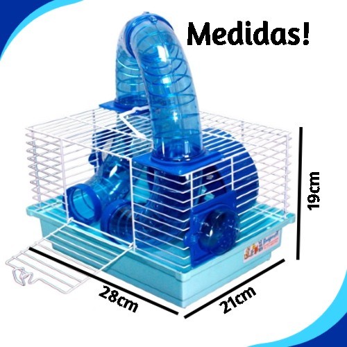 Detalhes da Gaiola Hamster Roedores com Tubos Divertidos - Pet em Ação - Produto Premium Pet Caprioli Shop