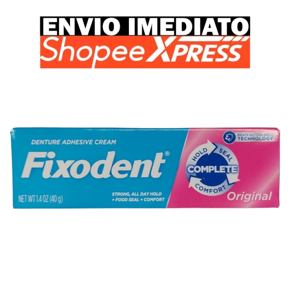 Fixodent Original 40g (1Tubo) | Shopee Brasil