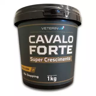 Cavalo Forte Super Crescimento 1kg - 4x mais Potente Crescimento e Desenvolvimento do Potro