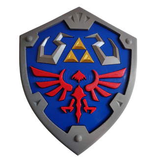 Escudo de Hylure do Link The Legend Of Zelda - Figura de Ação Decorativa