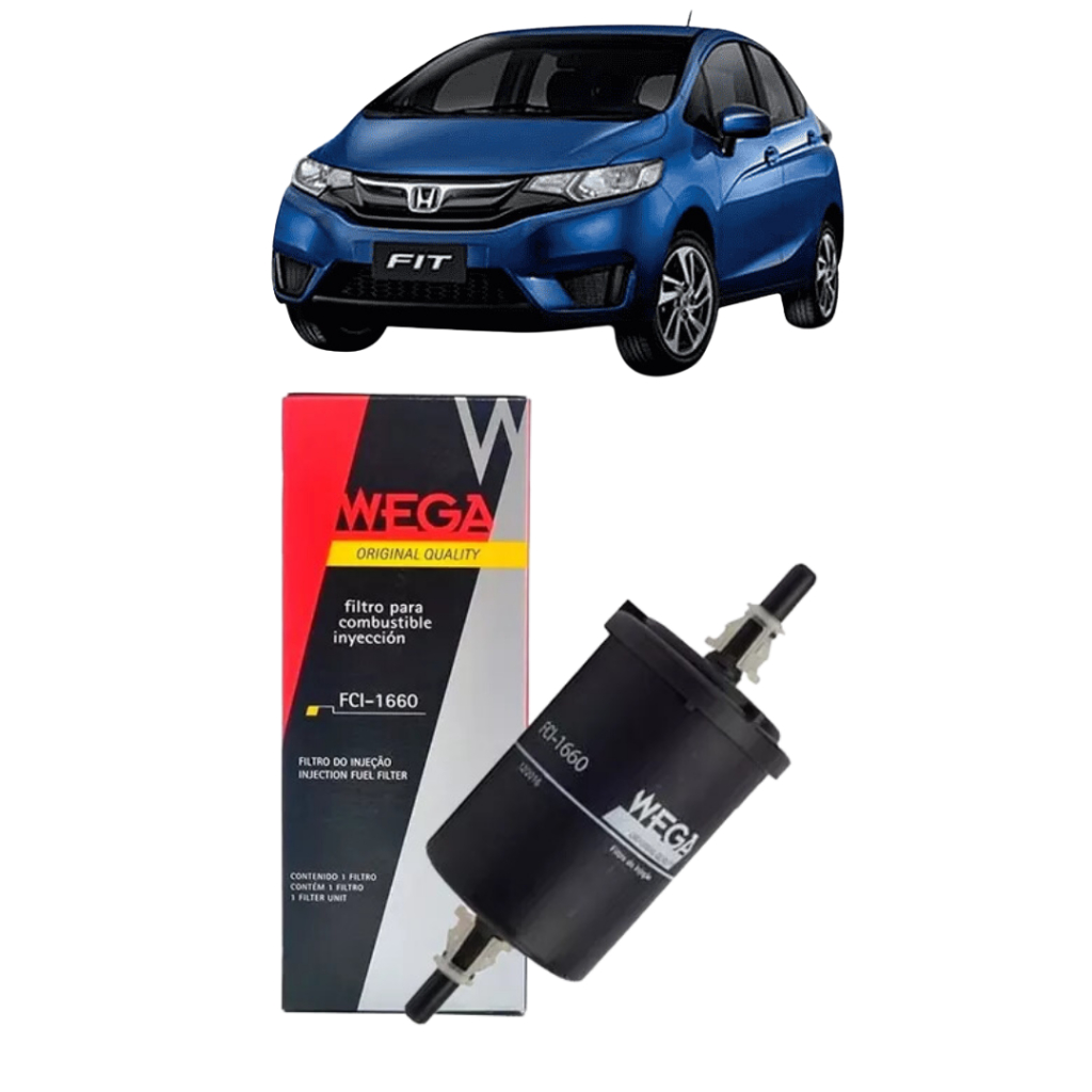 Filtro de Gasolina Combustivel Honda Fit 2014 até 2021 Original Wega