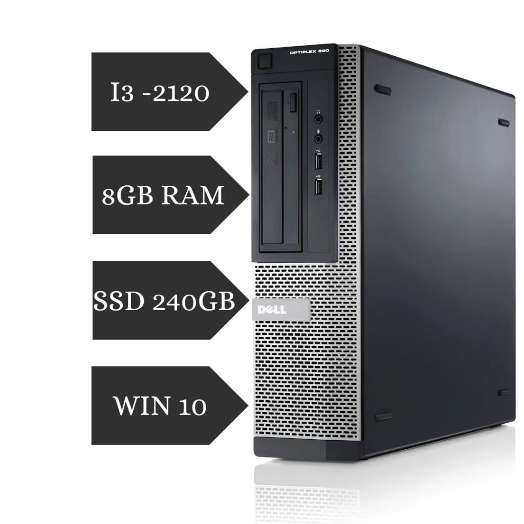 Computador Dell Optiplex 390 Intel® Core i3-2100 cache de 3 M, 3
