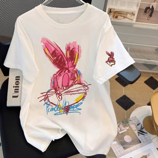 Camiseta Camisetão Oversized de luxo Larga Feminina Prestígio Confortável 100% Algodão
