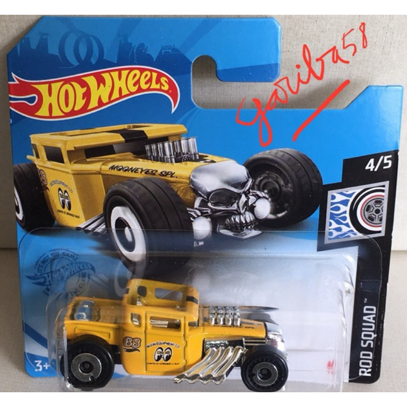 限定品 mooneyes hot rod hotwheels HOT WHEELS BONE SHAKER MOONEYES 2021 ROD SQUAD GARIBA58 | Shopee