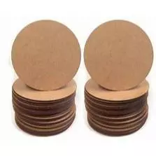 Kit com 30 bases de Sousplat para Mesas Postas em MDF Premium 25cm de Diâmetro