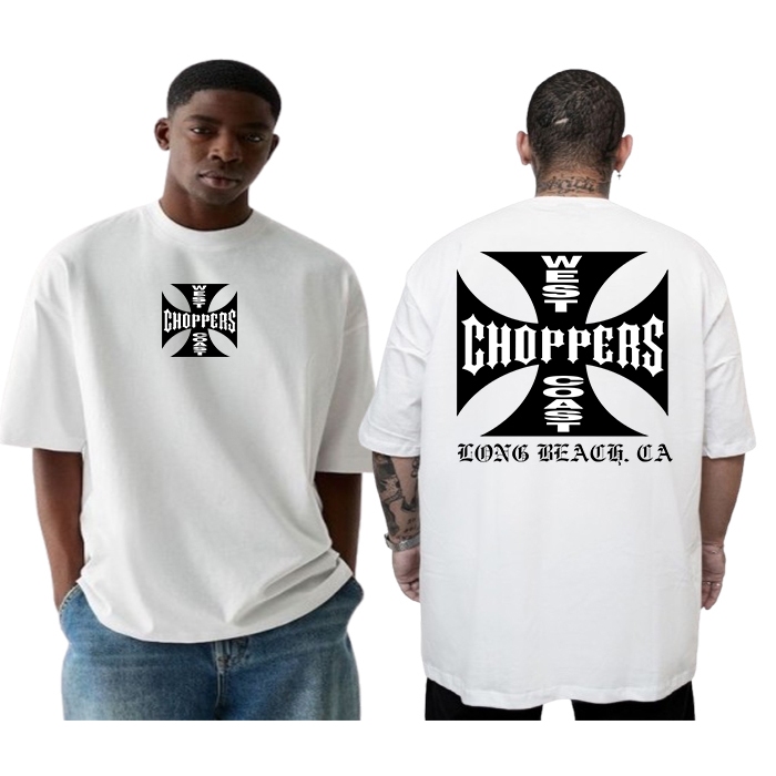 Camiseta Oversized Manga Larga West Coast Choppers Brian O Connor