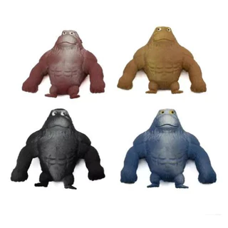 Brinquedo Pequeno Macaco Indestrutível Estica Esmaga, Estresse