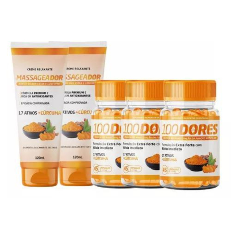 Sem Dor 100 Dores 5 Meses Original Promoção | Shopee Brasil