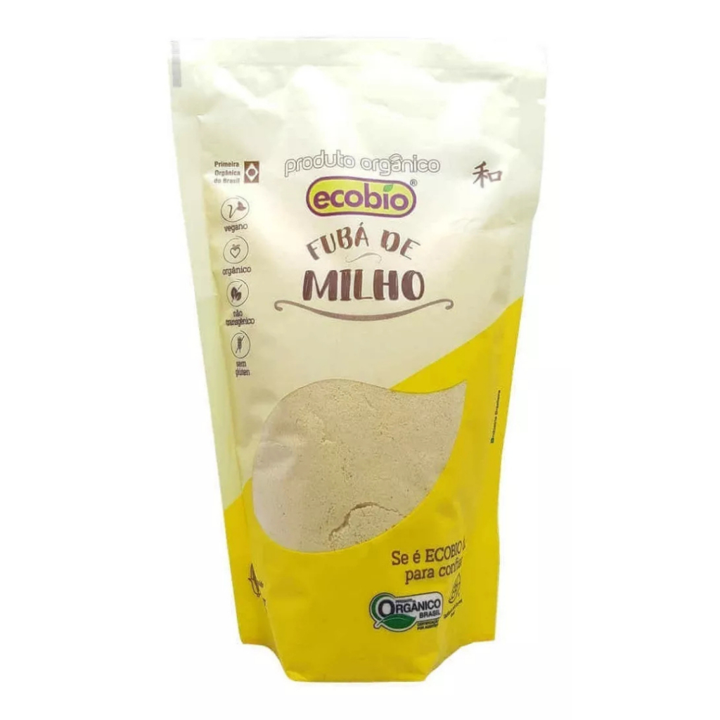 Fuba de Milho Ecobio Organico 400g | Shopee Brasil