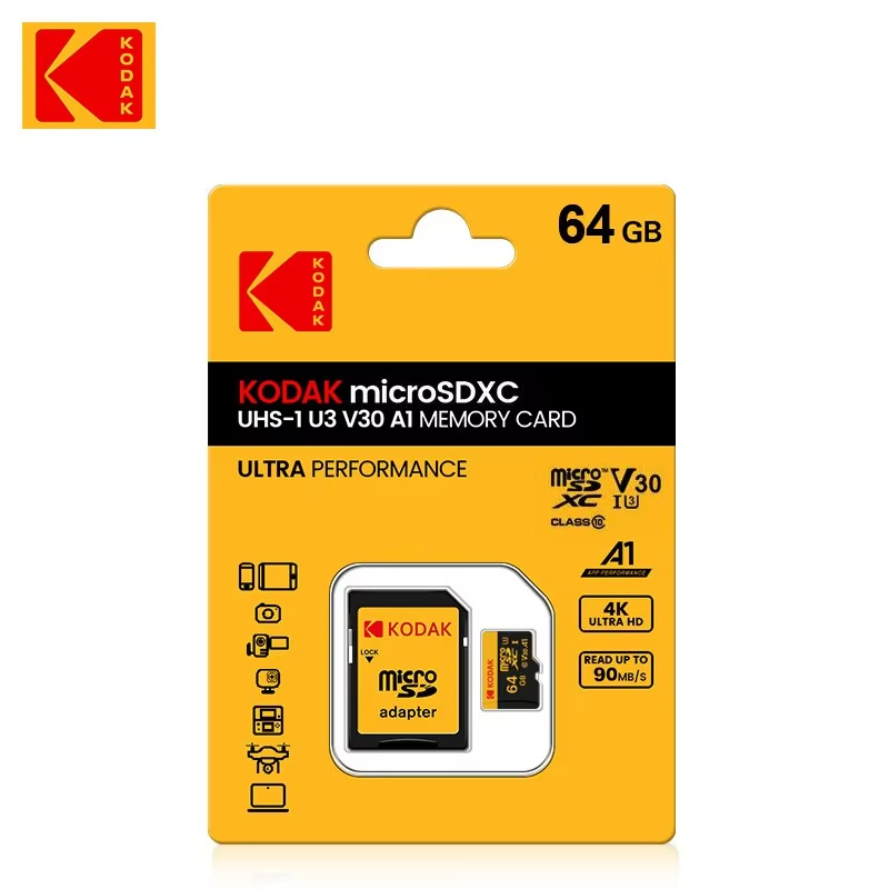 Cartão de Memória Micro SD Kodak UltraPerformance Classe 10 - Original