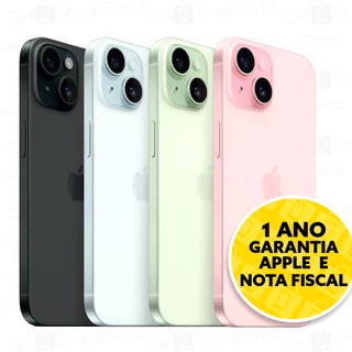 Celular iPhone 15 128GB e 256GB Original Novo Lacrado com Garantia Apple de 1 ano