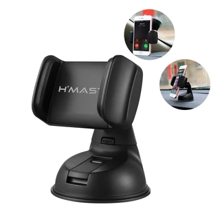 Suporte para Carro para Celular Gruda Painel e Para-brisa Suporte Celular Carro Ventosa Preto CJ-10 em Oferta na Shopee