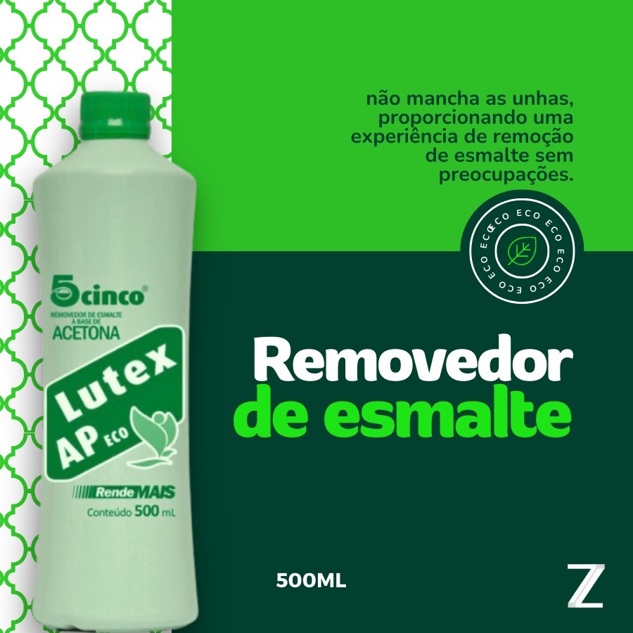 Removedor de Esmalte LUTEX AP ECO - 500ml | Shopee Brasil