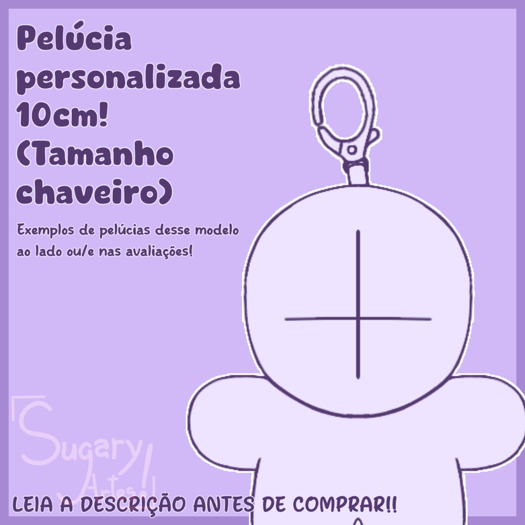 Colecionável 10cm chaveiro personalizado!