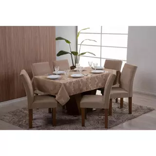 Toalha de Mesa em Jacquard Luxo para 4, 6, 8 e 10 lugares