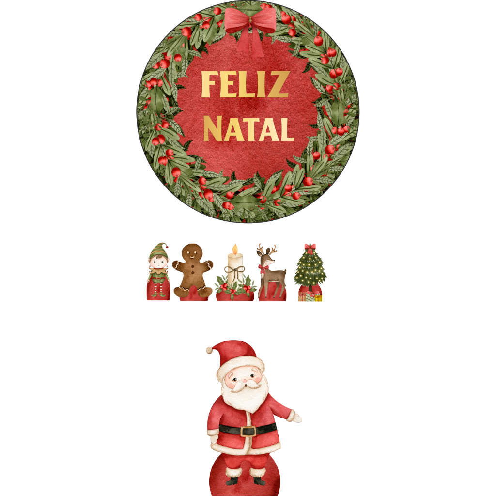 KIT DISPLAYS NATAL - FESTA E DECORAÇÃO