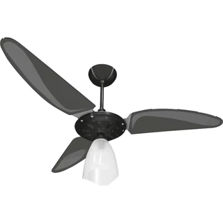 Ventilador de Teto Laura 1200 - 127V Preto/Fume