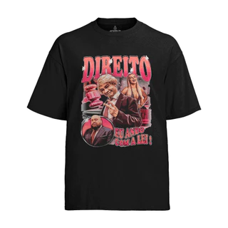 Camiseta Graphic Tee Tshirt Advogado Paloma DIreito Eu Ando com a Lei