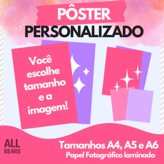 KIT POSTERS Personalizado | A4 A5 A6 | Kpop | Fanmade | Poster | Posteres