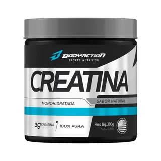 Creatina Monohidratada 300g 100% Pura Bodyaction