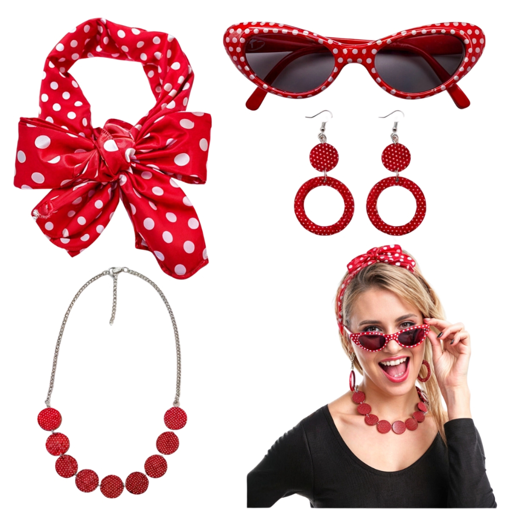 Calça Fantasias Anos 90 Kit Vermelho Fantasia Anos 50 60 70 80 90