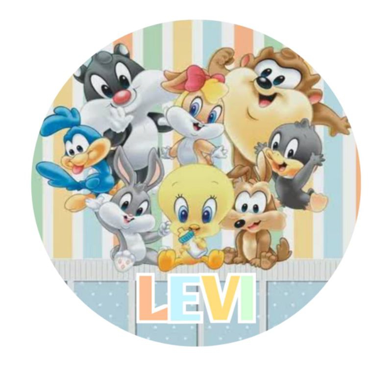 Adesivos Baby Looney Tunes 5x5 ( 45 unidades ) | Shopee Brasil