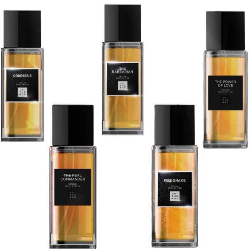 Caixinha com 5 perfumes In the Box de 1ml