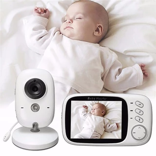 Baba Eletrônica VB603 Com Monitor Visão Noturna, Câmera c/ Audio Sensor de Temperatura em Oferta na Shopee