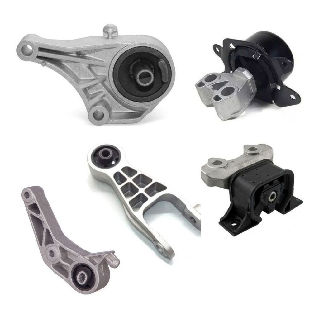 Kit 5 Coxim Calço Motor Câmbio Corsa Meriva Montana 1.4 1.8
