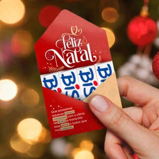 Mini Caixa Envelope Natal/ Mimo Cliente/ Mimo de Natal