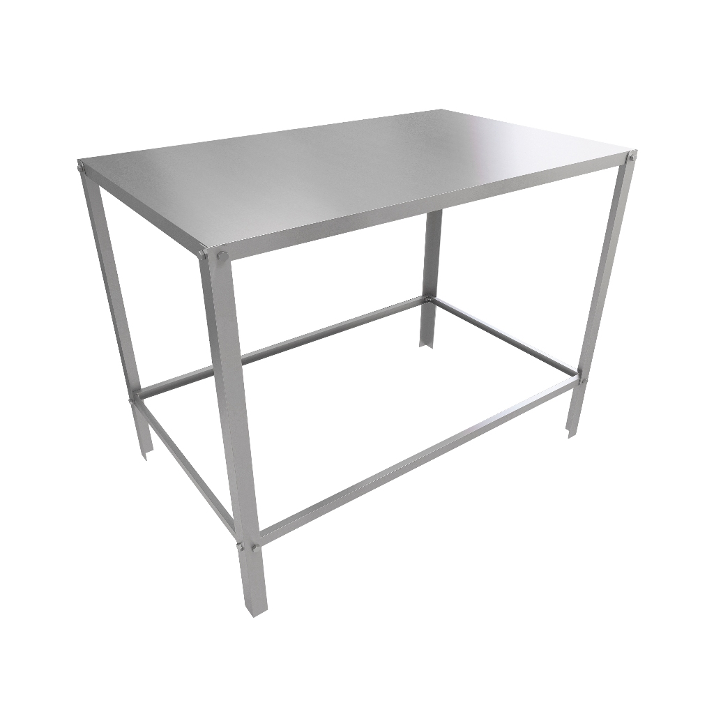 Bancada Mesa Resistente 100% Inox Cozinha Industrial