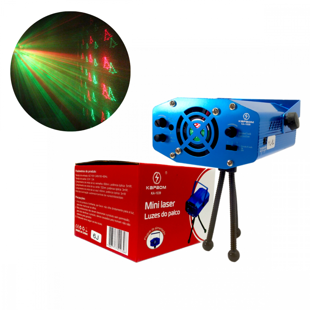 Mini Laser Projetor Natal
