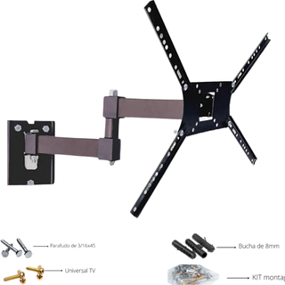 Suporte para Tv Articulado Tv Monitor Led Lcd Plasma 15 20 22 27 29 32 39 40 42 43 Polegadas SUPORTE TV R