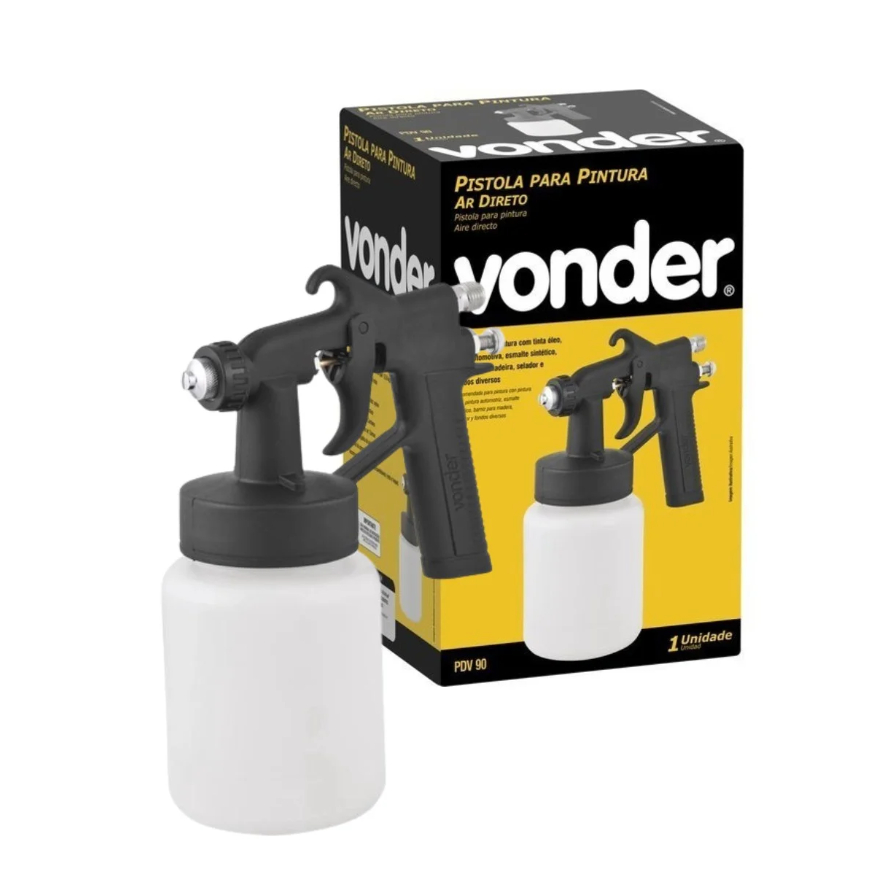 Pistola De Pintura Ar Direto Pdv Vonder Shopee Brasil