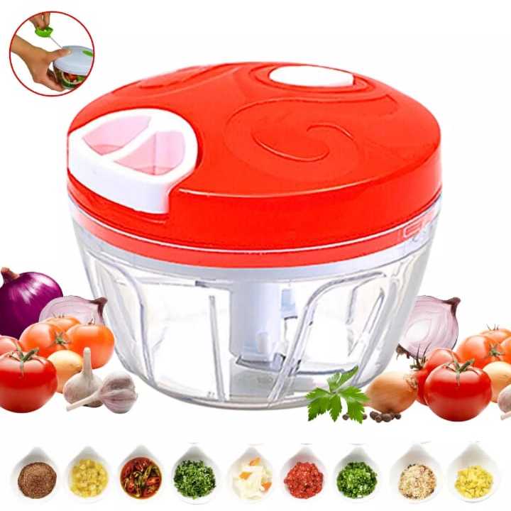Processador, Triturador e Moedor de Alimentos manual 500 ml - Linha premiun