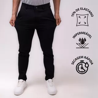 Calca Alfaiataria Masculina Premium com Elastano Esporte Fino Bolso Invisivel