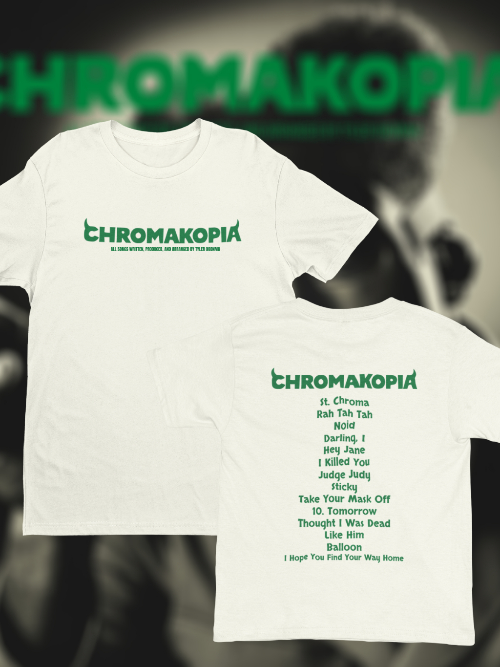 CAMISETA TYLER, THE CREATOR CHROMAKOPIA TRACKLIST [100