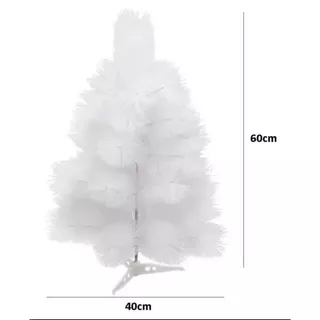 Árvore De Natal Branca Pinheiro 60CM 35Galhos E 90CM 73 GALHOS A010B