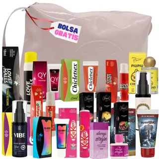 Kit Sex Shop 20 Peças Gel Lubrificante Anel Vibro Produtos Erótico em Oferta na Shopee