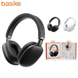 Basike Fone De Ouvido Bluetooth Estéreo Sem Fio 5.0 Hifi Dobrável Esporte Headset