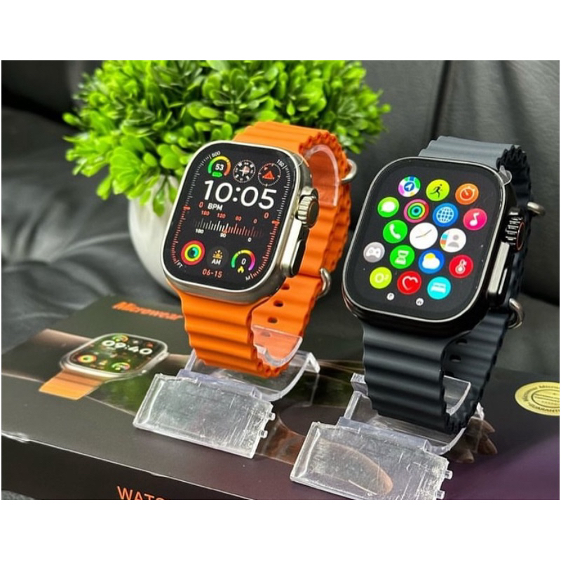 Smartwatch Ultra 9s com Ilha dinâmica pulseira oceano modelo 2024 | Shopee Brasil