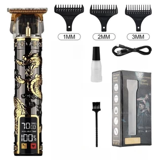 Máquina De Cortar Cabelo Para Barba Masculina Designer Aleatório Elétrico Profissional-K5