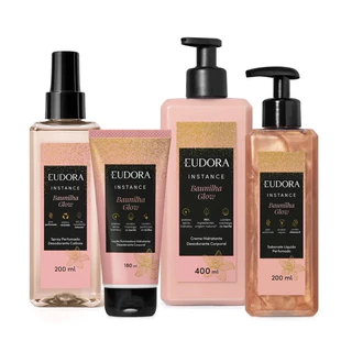 LINHA GLOW DA EUDORA BODY SPLASH, E LOÇÃO ILUMINADORA BAUNILHA GLOW